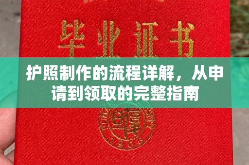 金安护照制作的流程详解，从申请到领取的完整指南