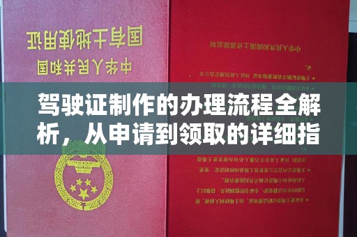 金安驾驶证制作的办理流程全解析，从申请到领取的详细指南